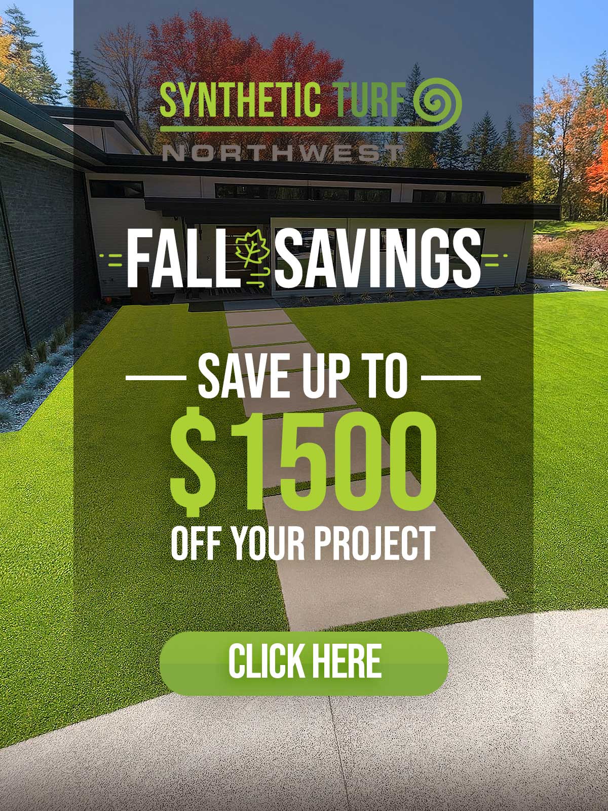 Fall Savings, Save up to $1500 off your project!